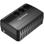 Источник бесперебойного питания (ИБП) CyberPower Bad Pack BU725E, Line-Interactive,725VA/390W, 3 Schuko розетки, Black, 0.15х0.15х0.2м., 5кг. bp