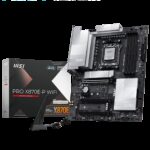 Материнская плата MSI PRO X870E-P WIFI X870E, AM5, 4*DDR5, 3*PCIEx16, 1*PCIEx1, 3*M.2, 2*TypeC, 2*USB3.2Gen2, 6*USB3.2Gen1, 10*USB2.0, 4*SATA3.0, 5G, Type-C(DP), HDMI, ATX, RTL
