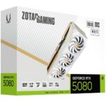 Видеокарта Zotac RTX5080 SOLID OC WHITE ED 16GB GDDR7 256bit 3xDP HDMI 3FAN PREMIUM PACK — изображение 8