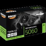 Видеокарта INNO3D RTX5060 TWIN X2 8GB GDDR7 128bit 3xDP HDMI 2FAN RTL — изображение 3