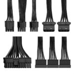 Блок питания 450W ExeGate 80 PLUS® Bronze 450PPH-S (ATX, APFC, SC, КПД 88% (80 PLUS Bronze), 12cm fan, 24pin, (4+4)pin, 2xPCI-E, 3xSATA, 3xIDE, кабель 220V 1,8м с защитой от выдергивания, black, Color Box) — изображение 5