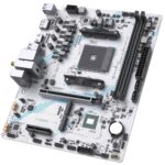 Материнская плата Maxsun MS-B550M GAMING WIFI ICE B550, AM4, 2*DDR4, 1*PCIEx16, 1*PCIEx4, 1*PCIEx1, 2*M.2, 4*USB3.2Gen1, 6*USB2.0, 2*SATA3.0, 1G, DP, HDMI, M-ATX, RTL — изображение 9