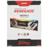 Модуль памяти Kingston 48GB DDR5 8800 FURY Renegade Silver RGB On-Die ECC CUDIMM CL42 kit 2*24gb — изображение 4
