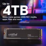 Твердотельный накопитель SSD Crucial T705 2TB PCIe Gen5 NVMe M.2 SSD CT2000T705SSD3 — изображение 5
