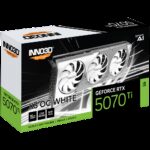 Видеокарта INNO3D RTX5070Ti ХЗ ОС WHITE 16GB GDDR7 256bit 3xDP HDMI 3FAN RTL — изображение 3