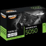 Видеокарта INNO3D RTX5050 TWIN X2 8GB GDDR6 128bit 3xDP HDMI 2FAN RTL — изображение 3
