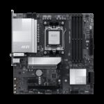 Материнская плата MSI PRO B850M-A WIFI B850, AM5, 4*DDR5, 2*PCIEx16, 1*PCIEx1, 2*M.2, 3*TypeC, 3*USB3.2Gen2, 5*USB3.2Gen1, 4*USB2.0, 4*SATA3.0, 5G, DP, HDMI, M-ATX, RTL — изображение 2