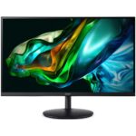 Монитор 23.8" ACER SH242YG0bmiphx Black (IPS, 1920x1080, 1ms, 250cd, 120Hz, 1xHDMI(1.4) + 1xDP(1.2) + SPK + Audio out, Speakers 1Wx2, External, sync: FreeSync, hadj 100, Vesa:75x75)