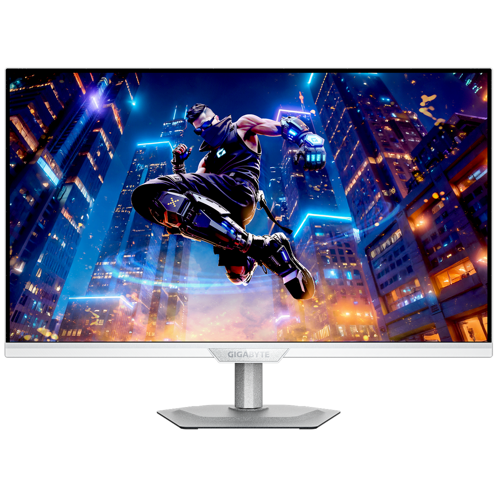 1846950 Монитор 27" Gigabyte M27UP ICE (IPS, 3840x2160, 160Hz, 1мс, 350cd/m, 1000:1, 2xHDMI-2.1, DP-1.4, 4xUSB3.2, USB Type-C, Pivot ) — изображение 1