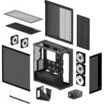 Корпус для ПК Arctic Cooling ARCTIC Xtender VG (Black) арт. ACPCC00016A — изображение 6