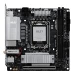 Материнская плата MSI PRO H810I WIFI H810, LGA1851, 2*DDR5, 1*PCIEx16, 1*M.2, 2*TypeC, 4*USB3.2Gen1, 6*USB2.0, 2*SATA3.0, 2.5G, DP, HDMI, ITX, RTL — изображение 2