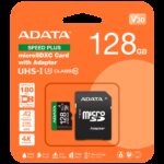 Карта памяти microSDXC 128GB ADATA Speed Plus UHS-I U3/V30/A2, up to 180/160 MB/s, Durable (Water-/Shock-/X-Ray-Proof) — изображение 3