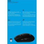 Мышь игровая беспроводная Logitech G305 LIGHTSPEED Wireless Gaming Mouse, черный [910-005283] — изображение 8