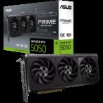 Видеокарта ASUS RTX5050 PRIME OC 8GB GDDR6 128bit 3xDP HDMI 3FAN RTL (PRIME-RTX5050-O8G)