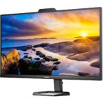Монитор 27" PHILIPS 27E1N5600H Black (2560x1440 75Гц IPS LED 16:9 4(1)ms HDMI DP USB-C 3.2 (65W) 4*USB3.3(BC) Mega Infinity DCR 1000:1 178/178 300cd Webcam 5 MP Hello HAS Pivot Tilt Swivel Speakers) — изображение 3