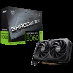 Видеокарта MSI RTX5060 SHADOW 2X 8GB GDDR7 128bit 3xDP HDMI 2FAN RTL