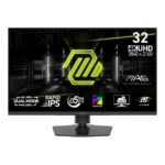 Монитор 31.5" MSI MAG 322URDF E16 Rapid IPS, 3840x2160/1920x1080, 160Hz/320Hz, 0,5ms, 400сd/m, 1000:1, HDR10 | 2xHDMI(2.1), DP(1.4a), 2xUSB2.0 | HAS, Swivel, InPSU, Vesa 100, Black