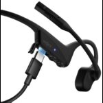 Гарнитура SHOKZ OpenComm2 UC 2025 Upgrade (With USB-C)(PN: C120-AC-BK) — изображение 6