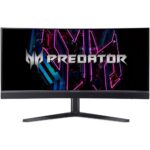 Монитор 34" ACER Predator X34Vbmiiphuzx Black (OLED 3440x1440 175 Hz 1000cd/m2 0,03ms 2xHDMI(2.0) + 1xDP + 1xType-C(PD65W) + USB3.2 (2Up2Down) + Audio out+Speaker 5Wx2 120 H.Adj)