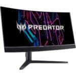 Монитор 34" ACER Predator X34Vbmiiphuzx Black (OLED 3440x1440 175 Hz 1000cd/m2 0,03ms 2xHDMI(2.0) + 1xDP + 1xType-C(PD65W) + USB3.2 (2Up2Down) + Audio out+Speaker 5Wx2 120 H.Adj) — изображение 2
