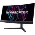 Монитор 34" ACER Predator X34Vbmiiphuzx Black (OLED 3440x1440 175 Hz 1000cd/m2 0,03ms 2xHDMI(2.0) + 1xDP + 1xType-C(PD65W) + USB3.2 (2Up2Down) + Audio out+Speaker 5Wx2 120 H.Adj) — изображение 3