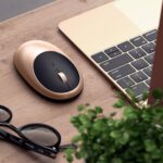 Беспроводная компьютерная мышь Satechi M1 Bluetooth Wireless Mouse. Цвет золотой. — изображение 5