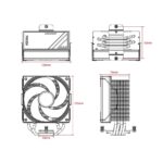 Вентилятор для процессора ID-Cooling FROZN A410 SE 180W/ Intel 1700, 12*, 115*, AMD AM5, AM4/ Screws — изображение 7