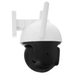 IP-камера Tenda CH3 Уличная поворотная IP-камера, 1920x1080 15 кадр./сек, 355° по горизонтали, 90° по вертикали, Wi-Fi, ночная съемка до 30м, датчик движения, IP65, от -30° до 60° C, sd-карта 128GB, 2 внешние антенны, белый — изображение 3