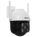IP-камера Tenda CH3 Уличная поворотная IP-камера, 1920x1080 15 кадр./сек, 355° по горизонтали, 90° по вертикали, Wi-Fi, ночная съемка до 30м, датчик движения, IP65, от -30° до 60° C, sd-карта 128GB, 2 внешние антенны, белый — изображение 2