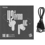 Наушники Tecno True 1 Air TU01 кремовый беспроводные bluetooth TU01 AIR CREAMY WHITE — изображение 8