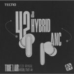 Наушники Tecno True 1 Air TU01 черный беспроводные bluetooth (TU01 AIR ELEGANT BLAC — изображение 17