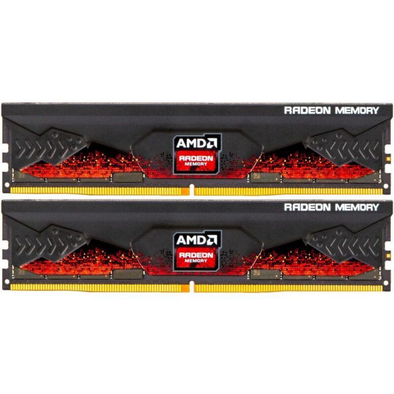 2148785 Модуль памяти AMD Radeon 32GB DDR5 5600MHz Long DIMM R5S532G5600U1K 1.1V Heat Shield Retail Kit 2*16gb — изображение 1