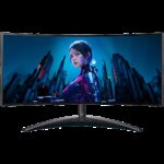 Монитор 34" ACER Predator X34Xbmiiphuzx Black (34" OLED 3440x1440 240 Hz 1300cd/m2 0,01 / 0,03ms 2xHDMI(2.1) + 1xDP + 1xType-C(90W) + SPK + Audio out + USB3.2x3 + USB-C + USB-B (2up 4down)+Speaker 5Wx2 120 H.Adj)