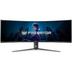 Монитор 57" ACER Predator Z57bmiiphuzx Black (VA 7680x2160 120 Hz 1000cd/m2 1ms 2xHDMI(2.1) + 1xDP + 1xTypeC(PD90W) + USB3.2(1up4down) + Audio out+Speaker 10Wx2 110 H.Adj)