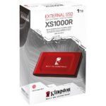Твердотельный накопитель SSD Kingston External SSD XS1000, 1000GB, Type-C/A, USB 3.2 Gen 2, R/W 1050/1000MB/s, 70x33x14mm, 29g., Red — изображение 3