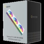 Вентилятор Fan Ocypus Gamma F12 UNI WH ARGB REVERSE BLADE 3 IN 1 /White/ PWM — изображение 7