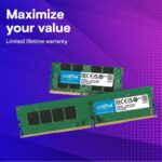 Модуль памяти16GB Crucial DDR4 3200 DIMM Classic Desktop Memory Non-ECC, CL22, 1.2V, DRx8 oem — изображение 6