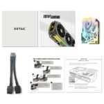 Видеокарта Zotac RTX5070 TWIN EDGE OC WHITE ED 12GB GDDR7 192bit 3xDP HDMI 2FAN PREMIUM PACK — изображение 7