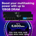 Модуль памяти Crucial 2*16 GB (KIT) Crucial DDR5 4800 DIMM Classic Desktop Non-ECC, CL40, 1.1V, SRx8, — изображение 3
