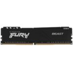 Модуль памяти Kingston 16GB DDR4 3200 DIMM FURY Beast Black Gaming Memory KF432C16BB1/16WP Non-ECC, CL16, 1.35V, 1Gx8,