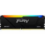 Модуль памяти Kingston 16GB DDR4 3200MHz DIMM FURY Beast Black RGB XMP CL16, 1.35V 288-pin Non-ECC