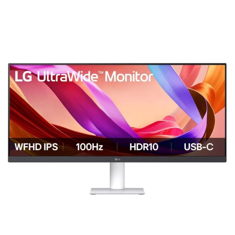 2481502 Монитор 29" LG 29U531A-W IPS, 2560x1080, 100Hz, 5ms, 350сd/m, 1000:1, HDR | HDMI(1.4), DP(1.2), Type-C(PD-15W) | ExPSU, Speakers, Vesa 100, White — изображение 1