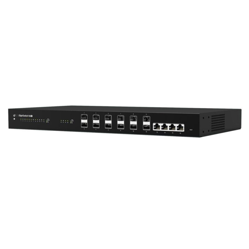 2494611 Коммутатор Ubiquiti EdgeSwitch 16 XG |ES-16-XG| Ubiquiti коммутатор управляемый 12xSFP+Ports, 4xRJ45 10GBASE-T, 1 |ES-16-XG| последовательный консольный порт (024535) — изображение 1
