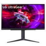 Монитор 27" LG 27GR83Q-B Black (IPS, 2560x1440, HDMI+HDMI+DP, USB Hub, 1 ms, 178°/178°, 500 cd/m, 1000:1, 240Hz, Pivot)