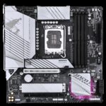 Материнская плата Gigabyte B760M AORUS ELITE WIFI6E GEN5, Socket 1700, Intel®B760, 4xDDR5-4800, HDMI+DP, 2xPCI-Ex16, 4xSATA3(RAID 0/1/5/10), 2xM.2, 8Ch Audio, 1x2.5GLan, WiFi, (4+4)xUSB2.0, (4+2)xUSB3.2, (1+1)xUSB3.2 Type-C™, mATX, RTL — изображение 2