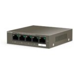 Коммутатор IP-COM G1105P-4-63W Коммутатор неуправляемый PoE, 5 портов 5x1 Гбит/с, PoE 4х58 Вт, настольный