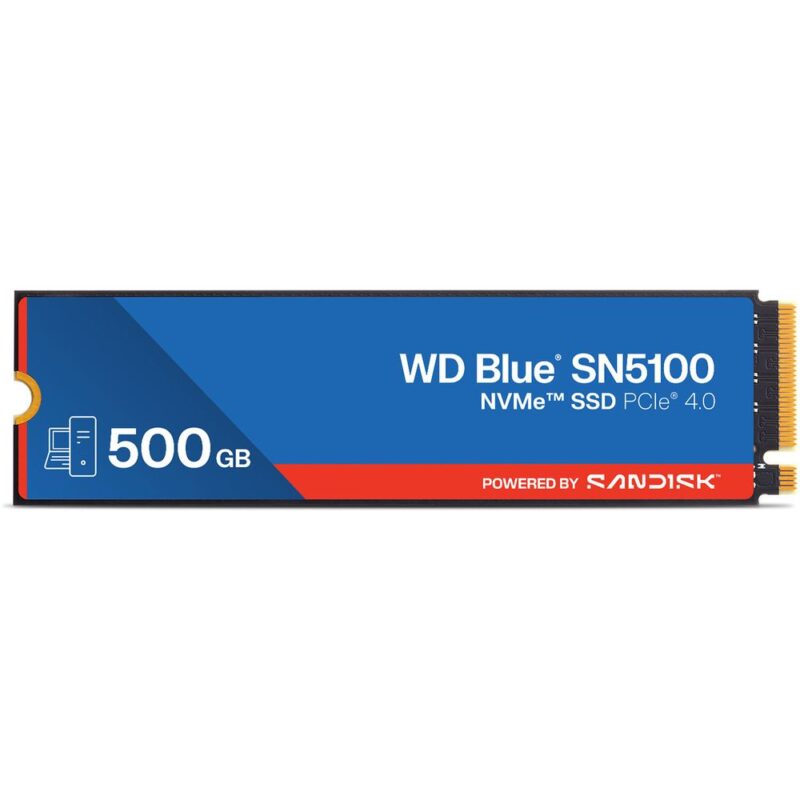 2796145 Твердотельный накопитель SSD Western Digital M.2 500GB Blue SN510 SSD WDS500G5B0E PCIe NVMe 4.0 x4 — изображение 1
