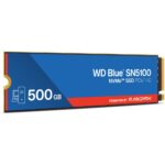 Твердотельный накопитель SSD Western Digital M.2 500GB Blue SN510 SSD WDS500G5B0E PCIe NVMe 4.0 x4 — изображение 2