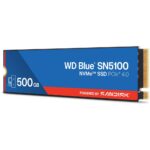 Твердотельный накопитель SSD Western Digital M.2 500GB Blue SN510 SSD WDS500G5B0E PCIe NVMe 4.0 x4 — изображение 3
