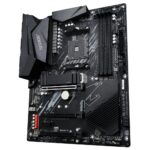Материнская плата Gigabyte B550 AORUS ELITE V2, Socket AM4, AMD B550, 4xDDR4-3200, HDMI+DP, 3xPCI-Ex16, 1xPCI-Ex1, 4xSATA3(RAID 0/1/10), 2xM.2, 8 Ch Audio, 2,5GLan, (2+4)xUSB2.0, (6+2)xUSB3.2, ATX, RTL {8} (809898) — изображение 3